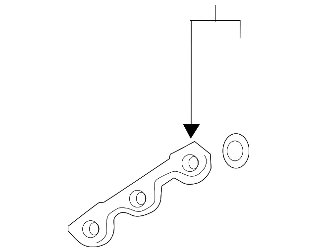 Guide Bracket - GM (84656169) - view 2