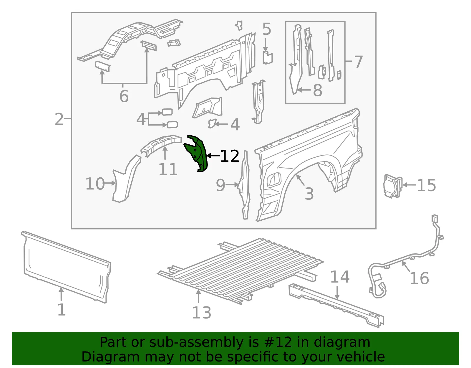 Wheelhouse Panel - GM (84675334) - view 4