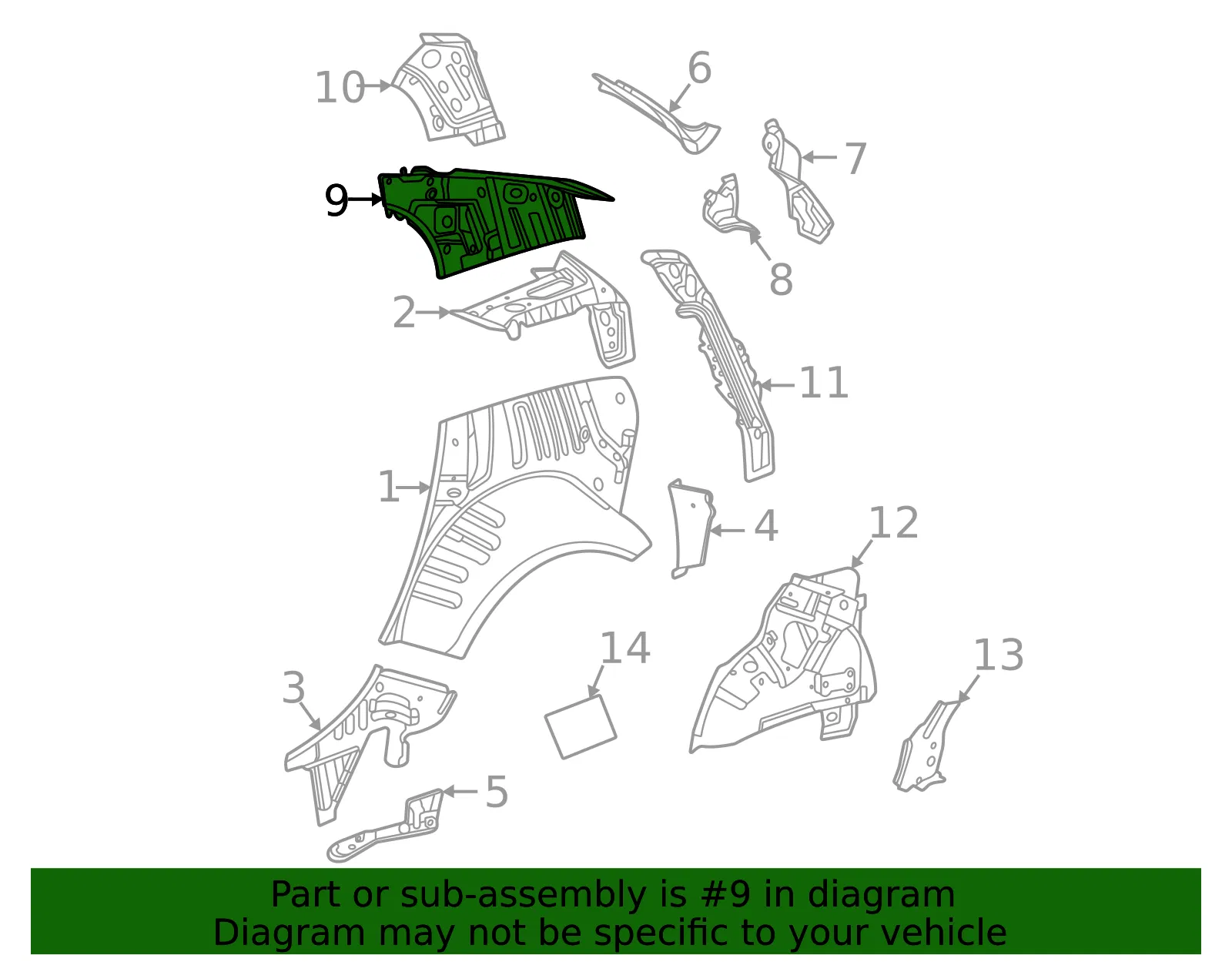 Upper Panel - GM (84691639) - view 3