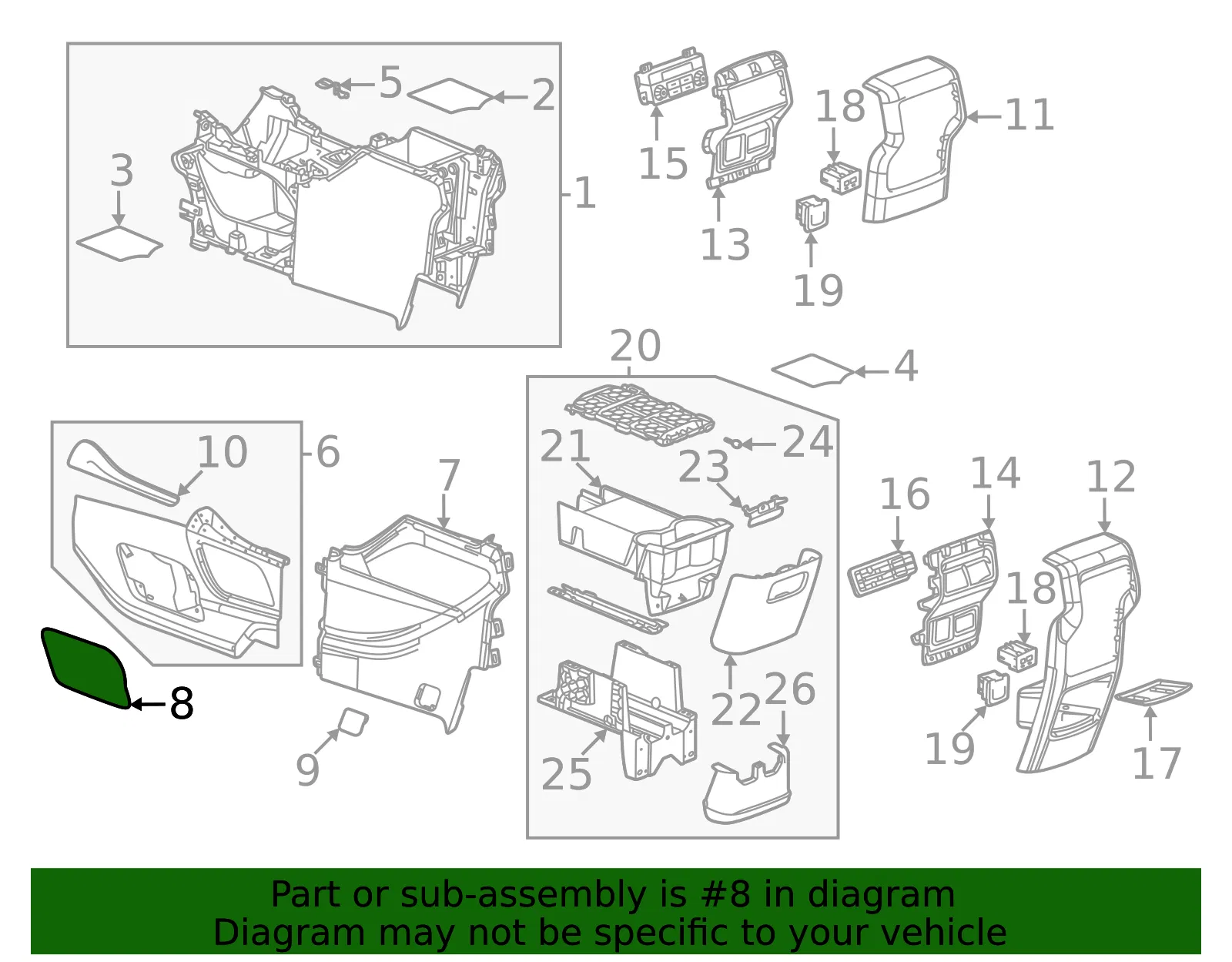 Side Panel Panel - GM (84698324) - view 3