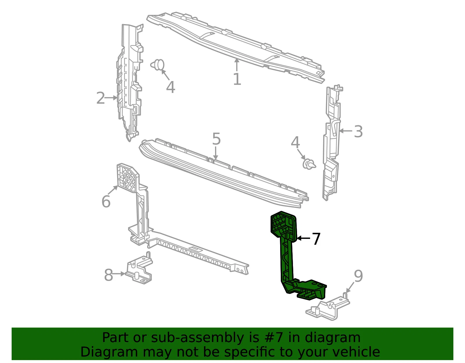 Support Bracket - GM (84762897) - view 4