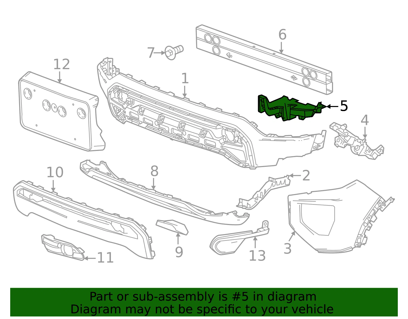 Lower Bracket - GM (84766381) - view 3