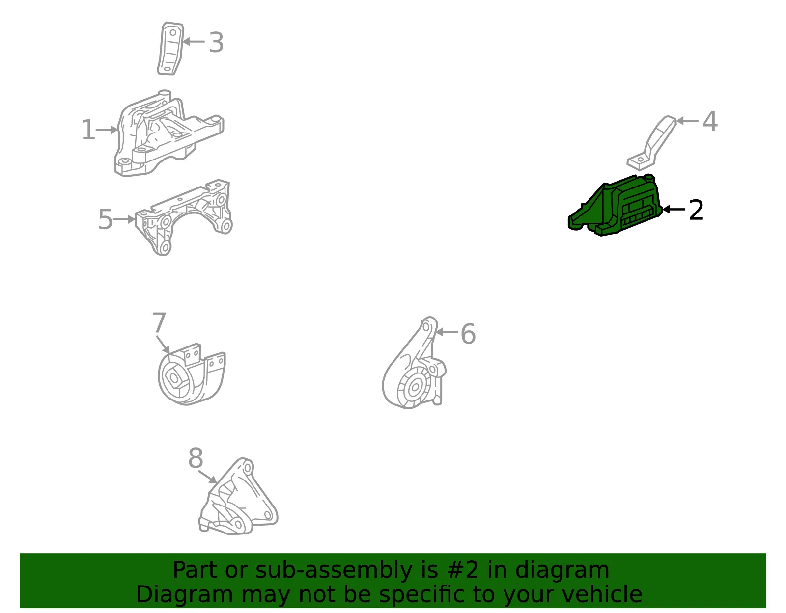 Side Mount - GM (84773593) - view 3