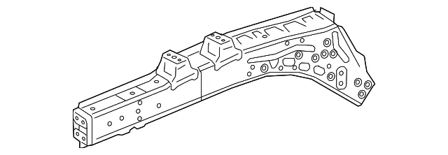 Front Rail - GM (84784166) - view 2