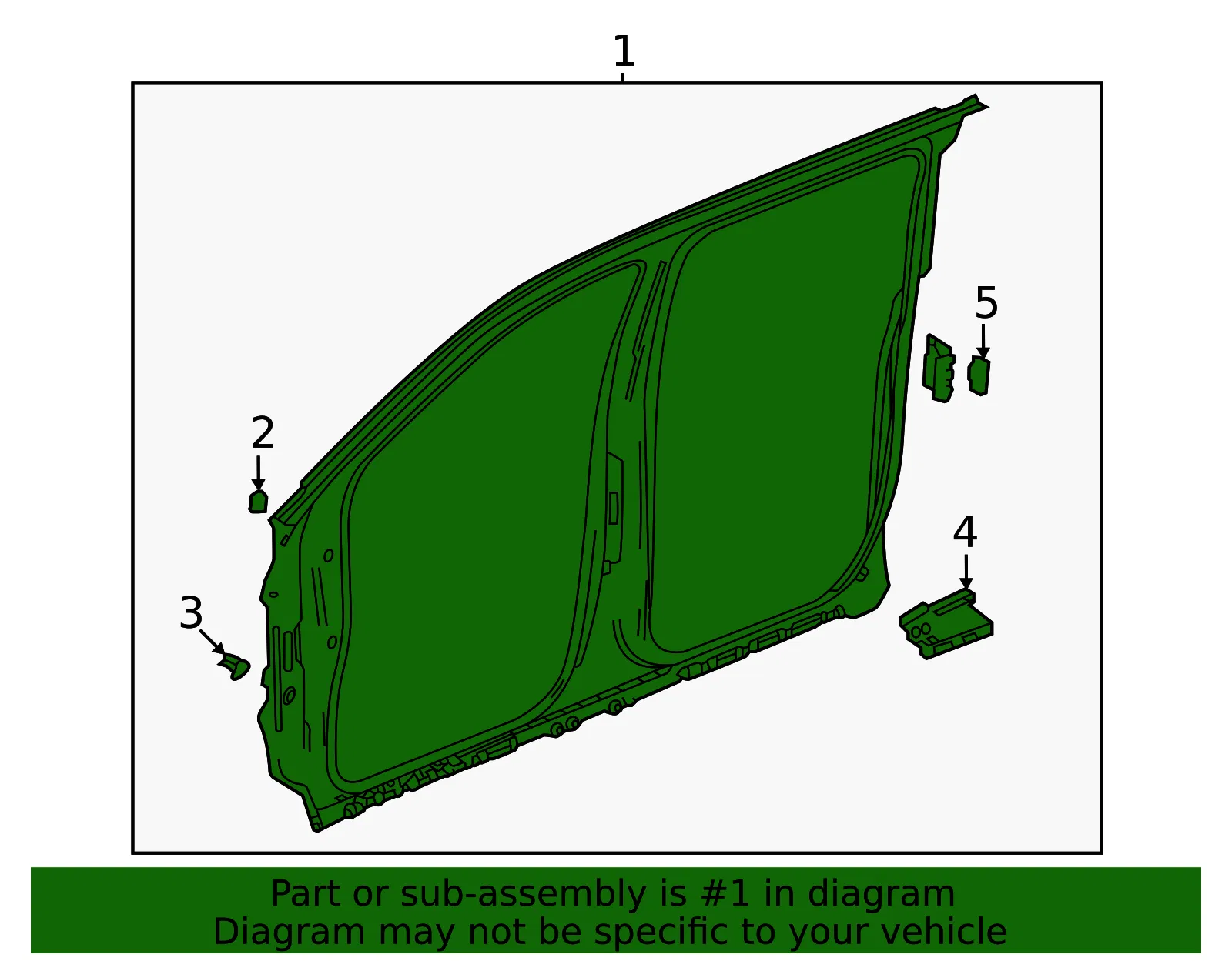 Body Driver Side Outer Panel - GM (84847766) - view 3