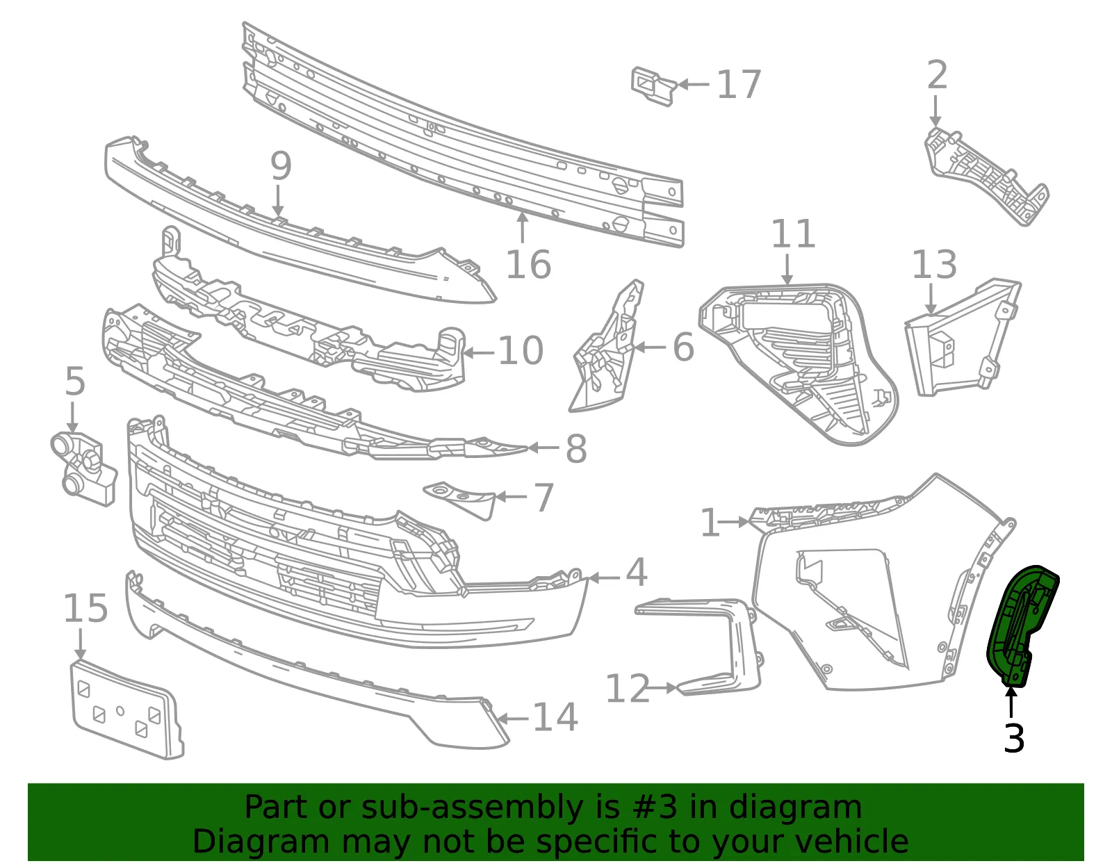 Side Bracket - GM (84870120) - view 3