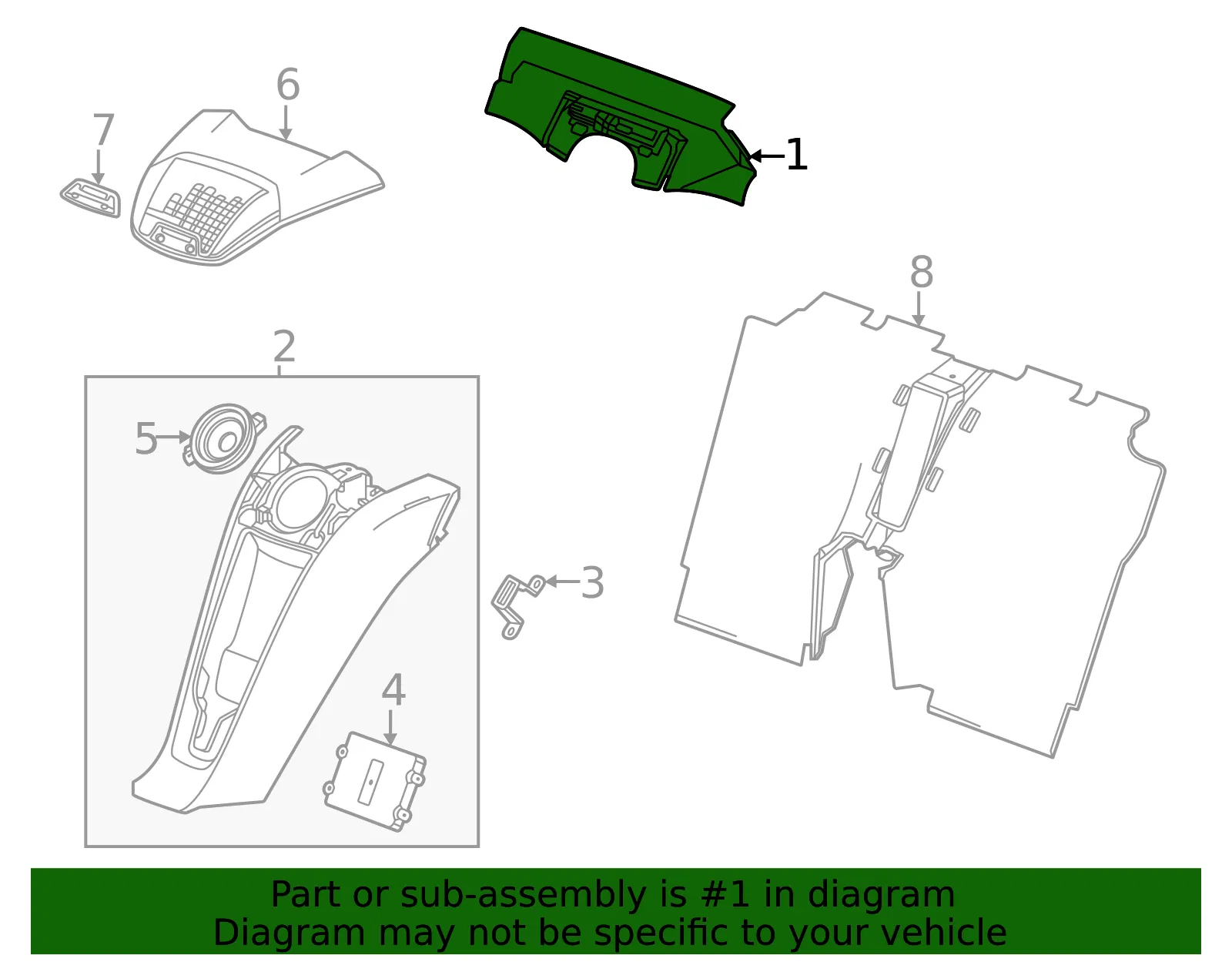 Closure Panel - GM (84883213) - view 3