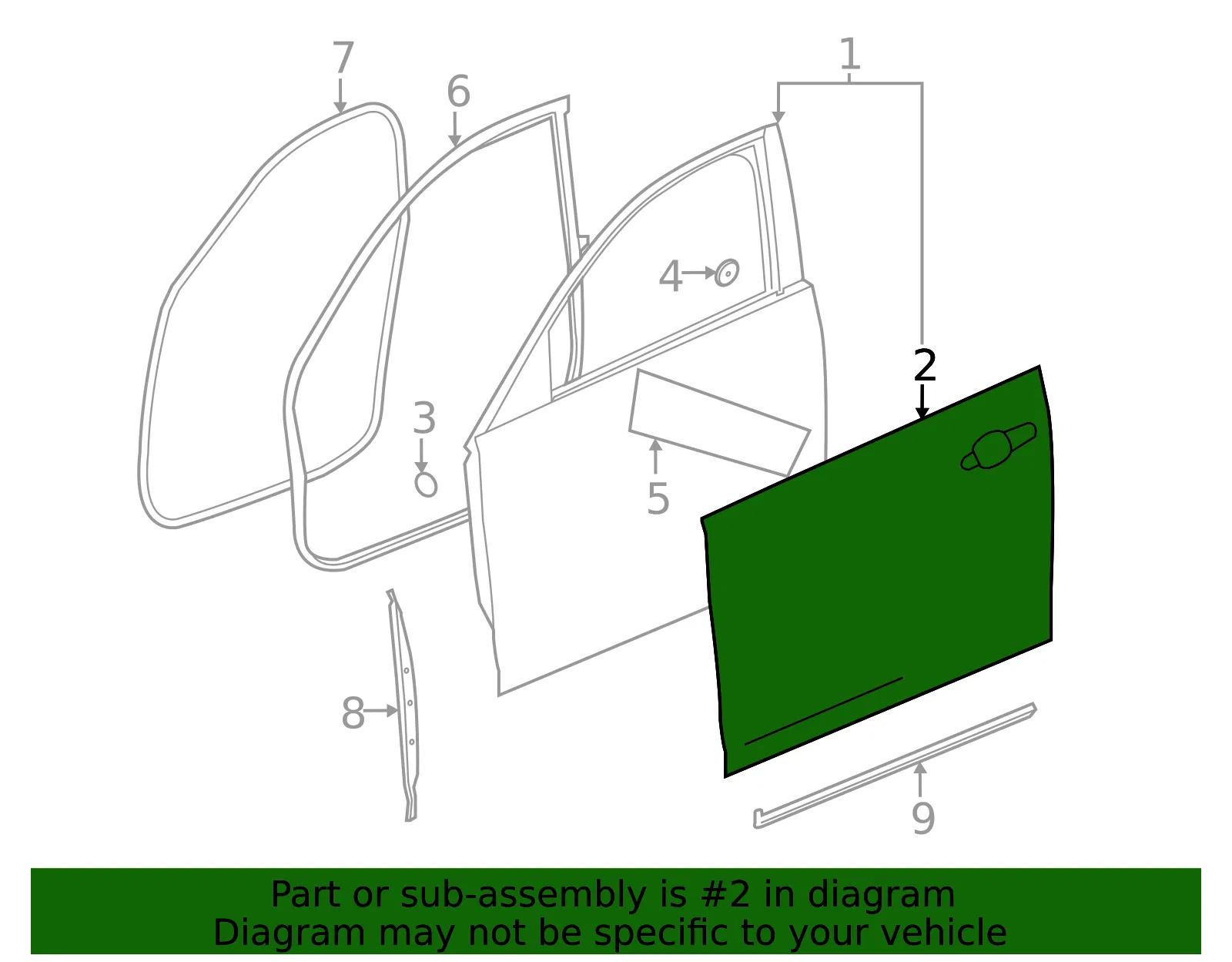 Outer Panel - GM (84896846) - view 3