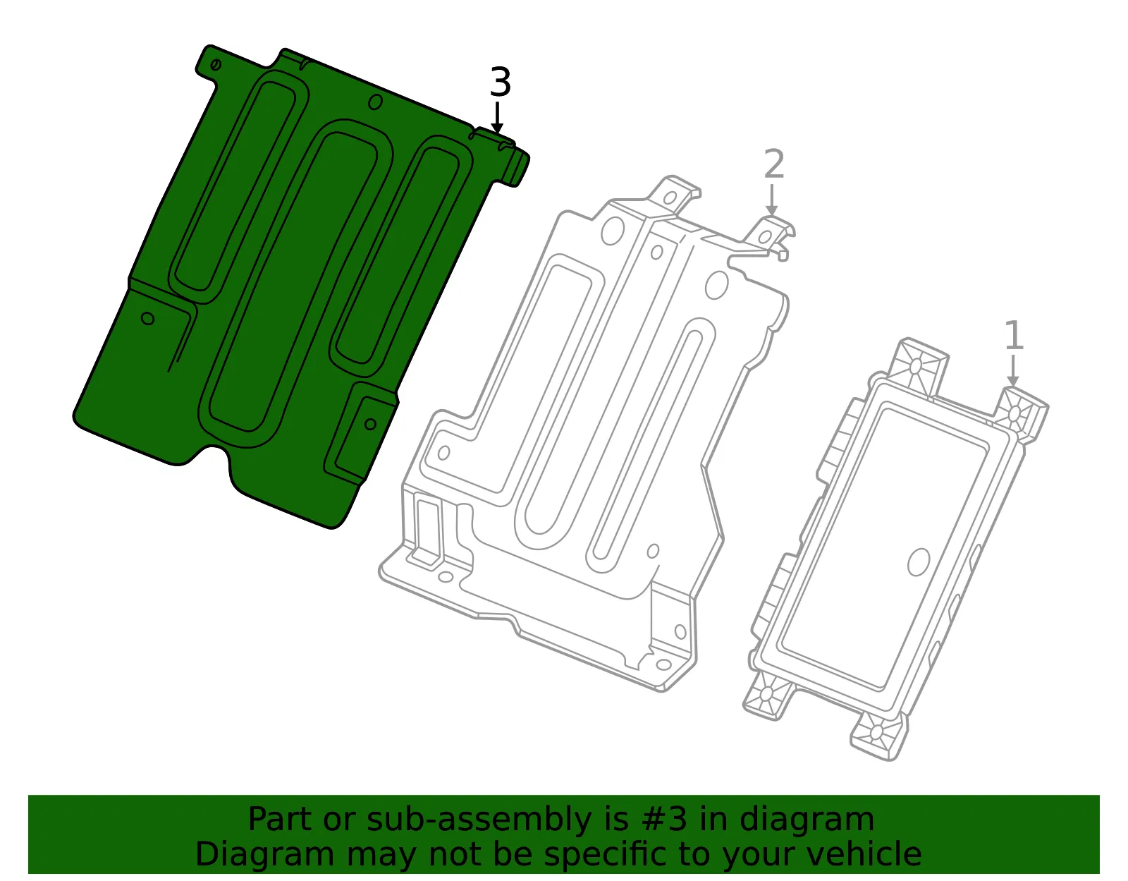 Bracket - GM (84907557) - view 3