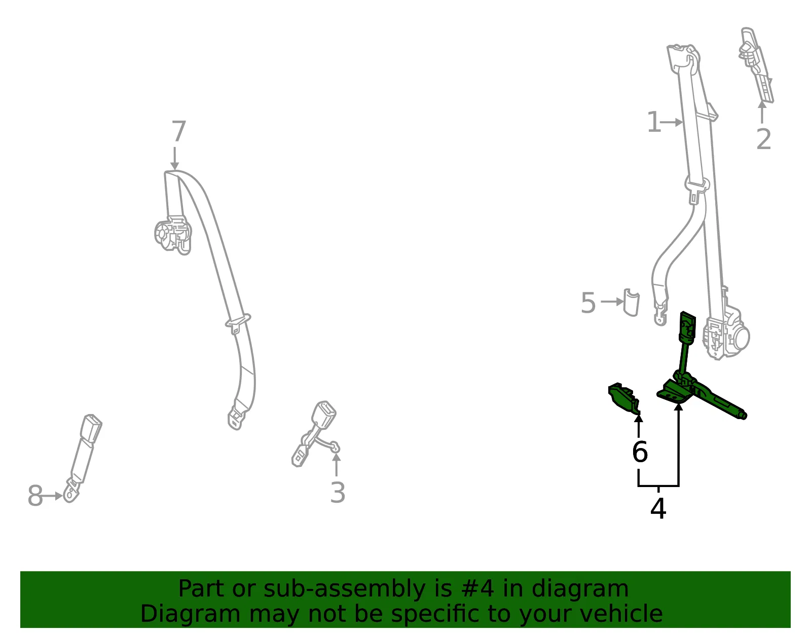 Tensioner - GM (84937708) - view 5