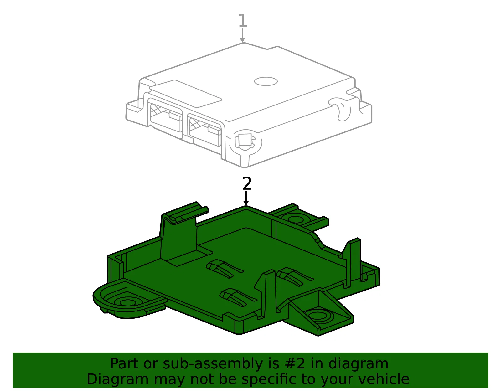 F Bracket - GM (84939130) - view 4