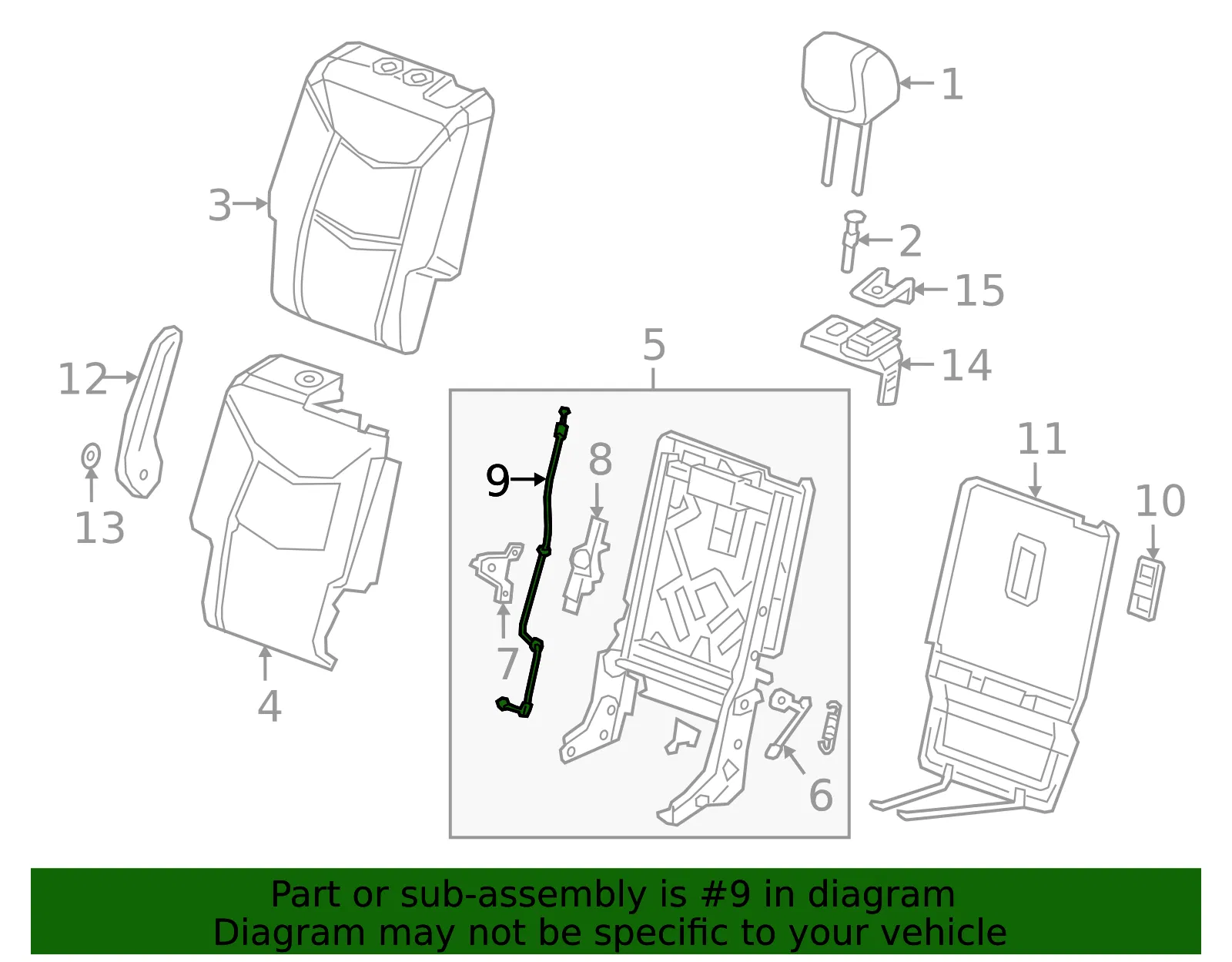 Release Cable - GM (84943329) - view 3