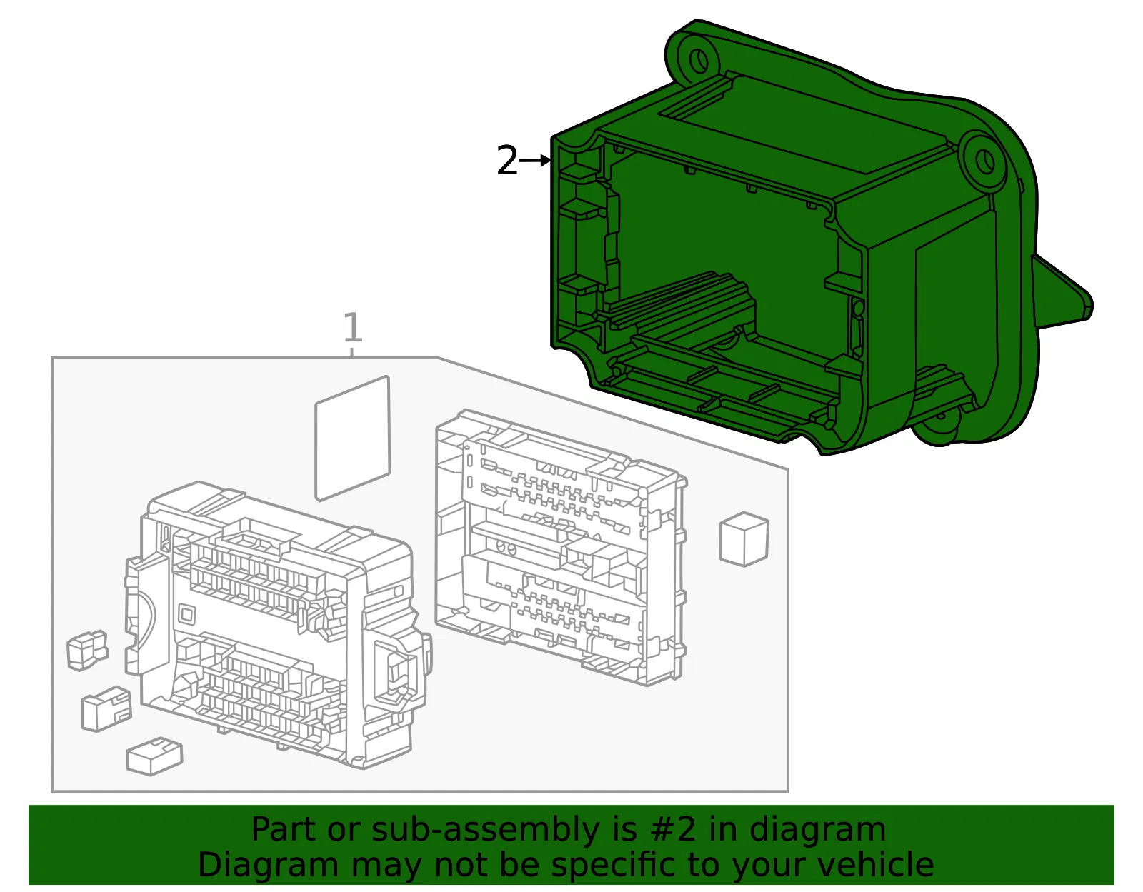 Mount Bracket - GM (84944694) - view 2