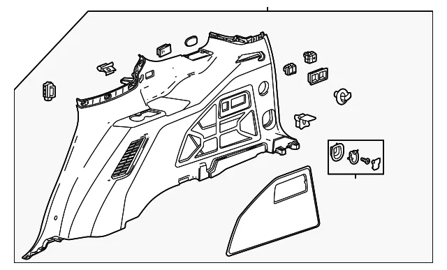 F Panel - GM (84957543) - view 2