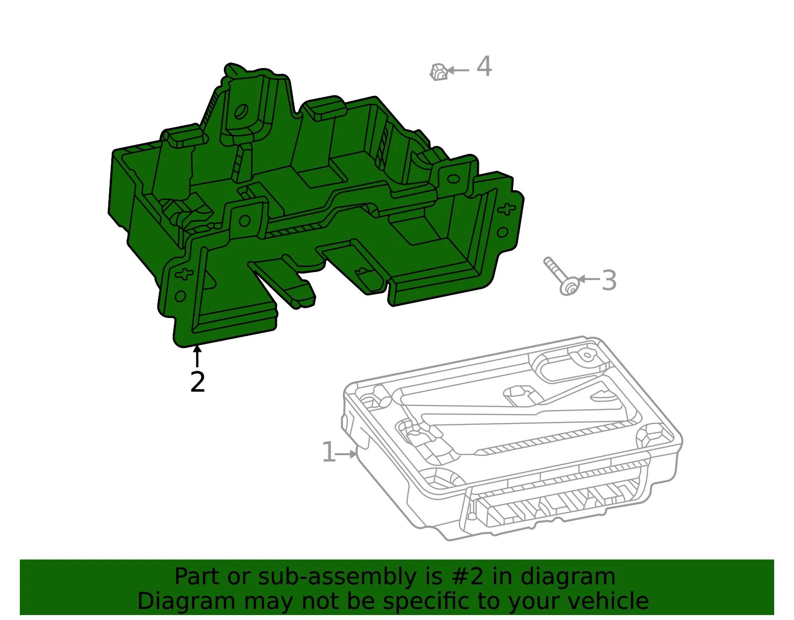 Serial Data Gateway Bracket - GM (84984635) - view 3