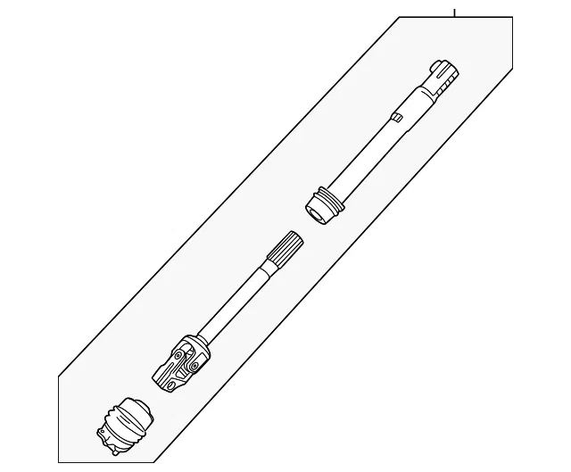 Intermediate Shaft - GM (85017721) - view 2