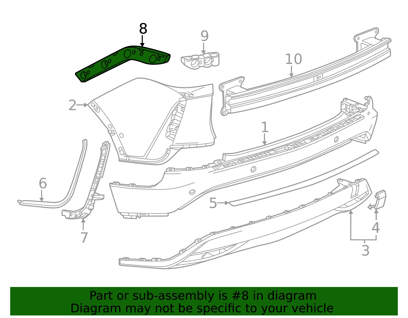 Outer Bracket - GM (85018764) - view 3
