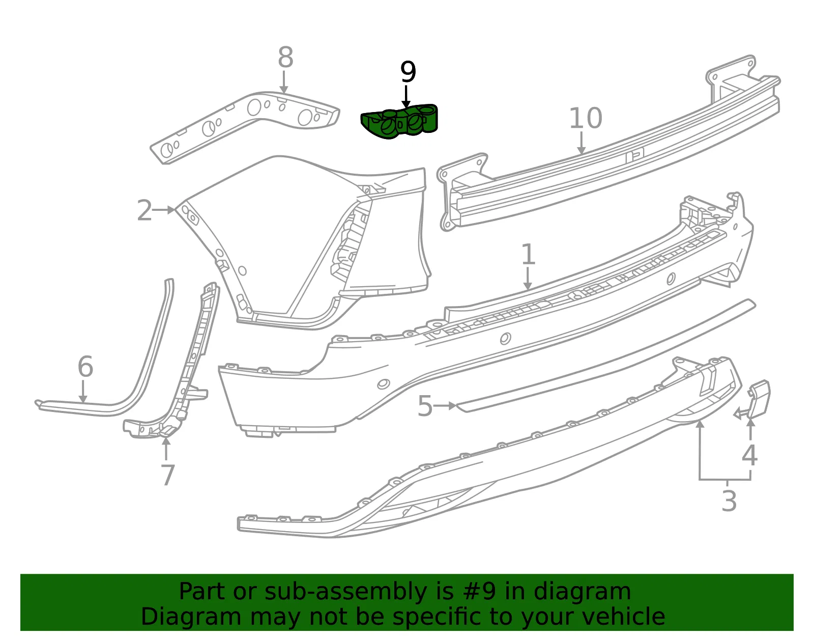 Inner Bracket - GM (85018766) - view 3
