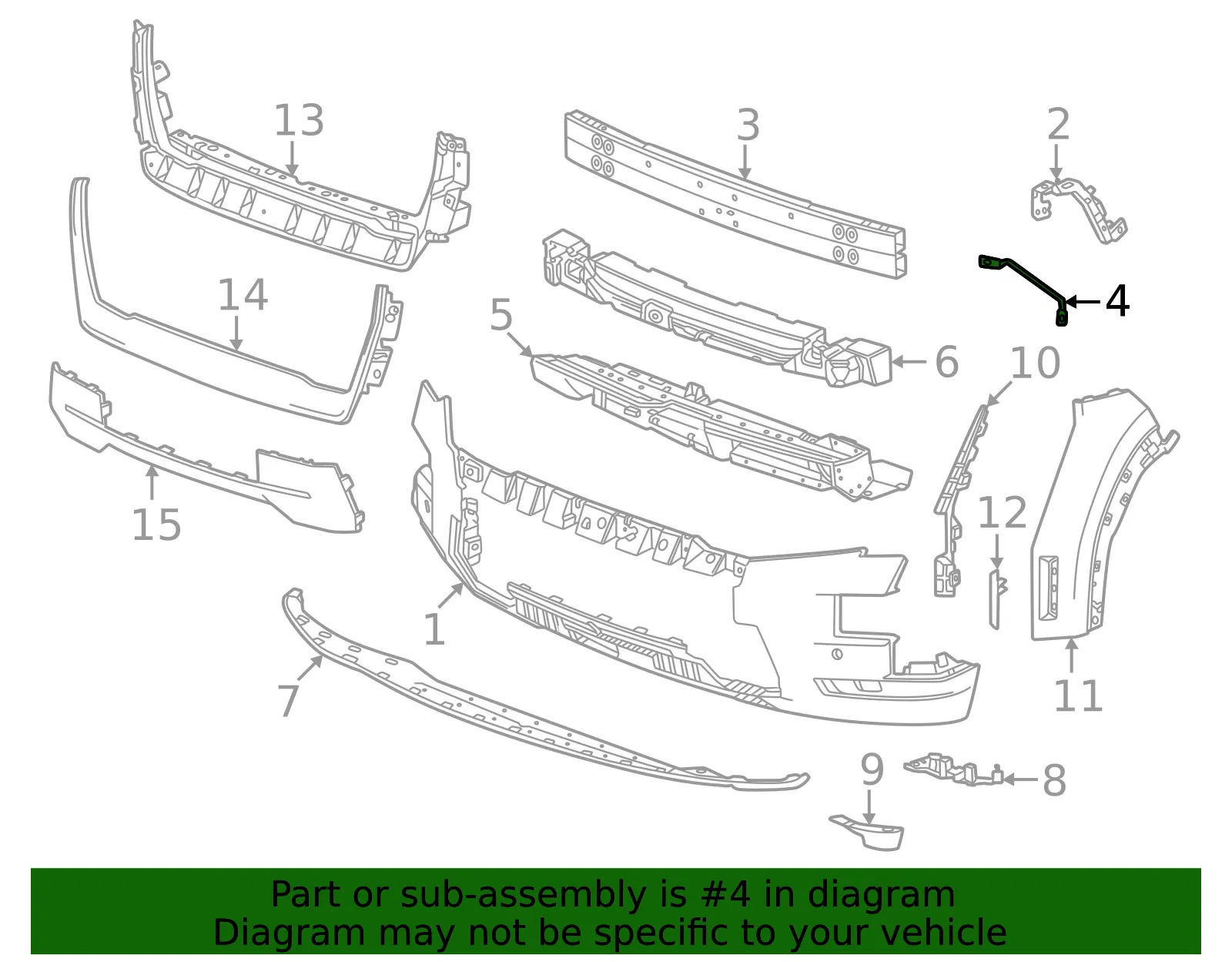 Bracket - GM (85022010) - view 3