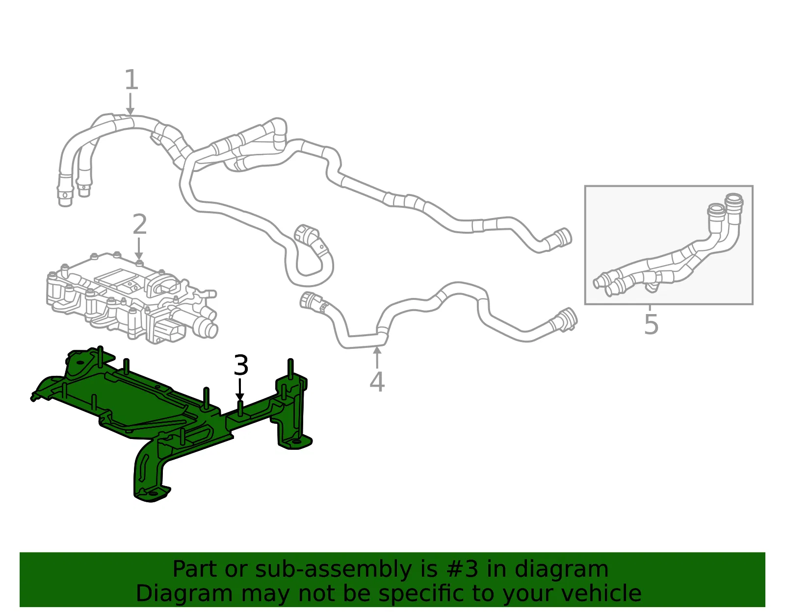 Bracket - GM (85052888) - view 2