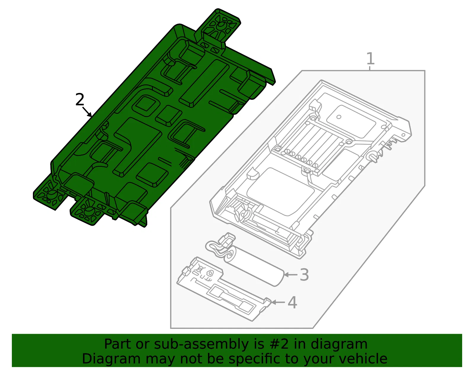 Mount Bracket - GM (85059010) - view 2