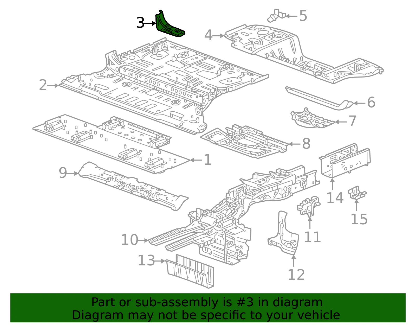 Support Brace - GM (85065085) - view 3