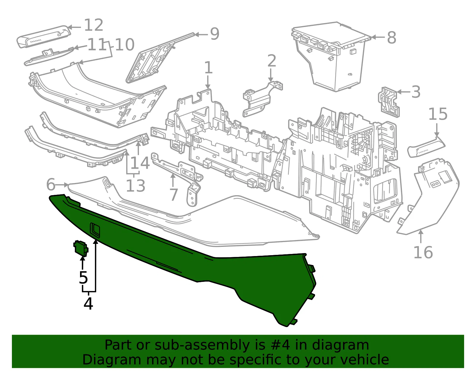 Side Panel - GM (85069849) - view 3