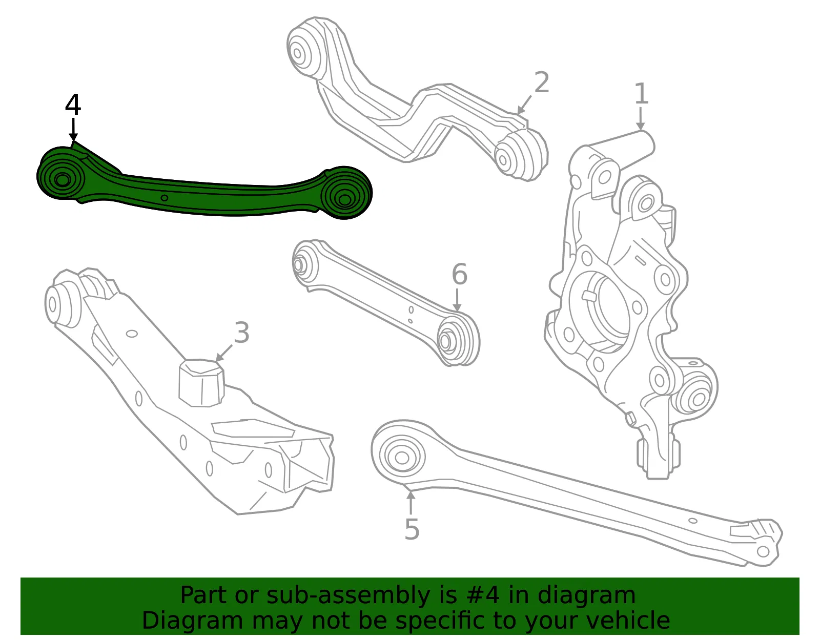 Trailing Arm - GM (85071253) - view 4