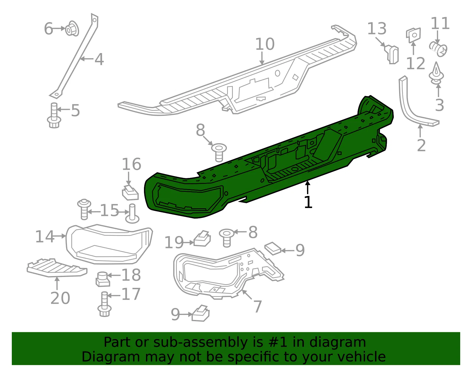 Side Panel - GM (85072735) - view 5