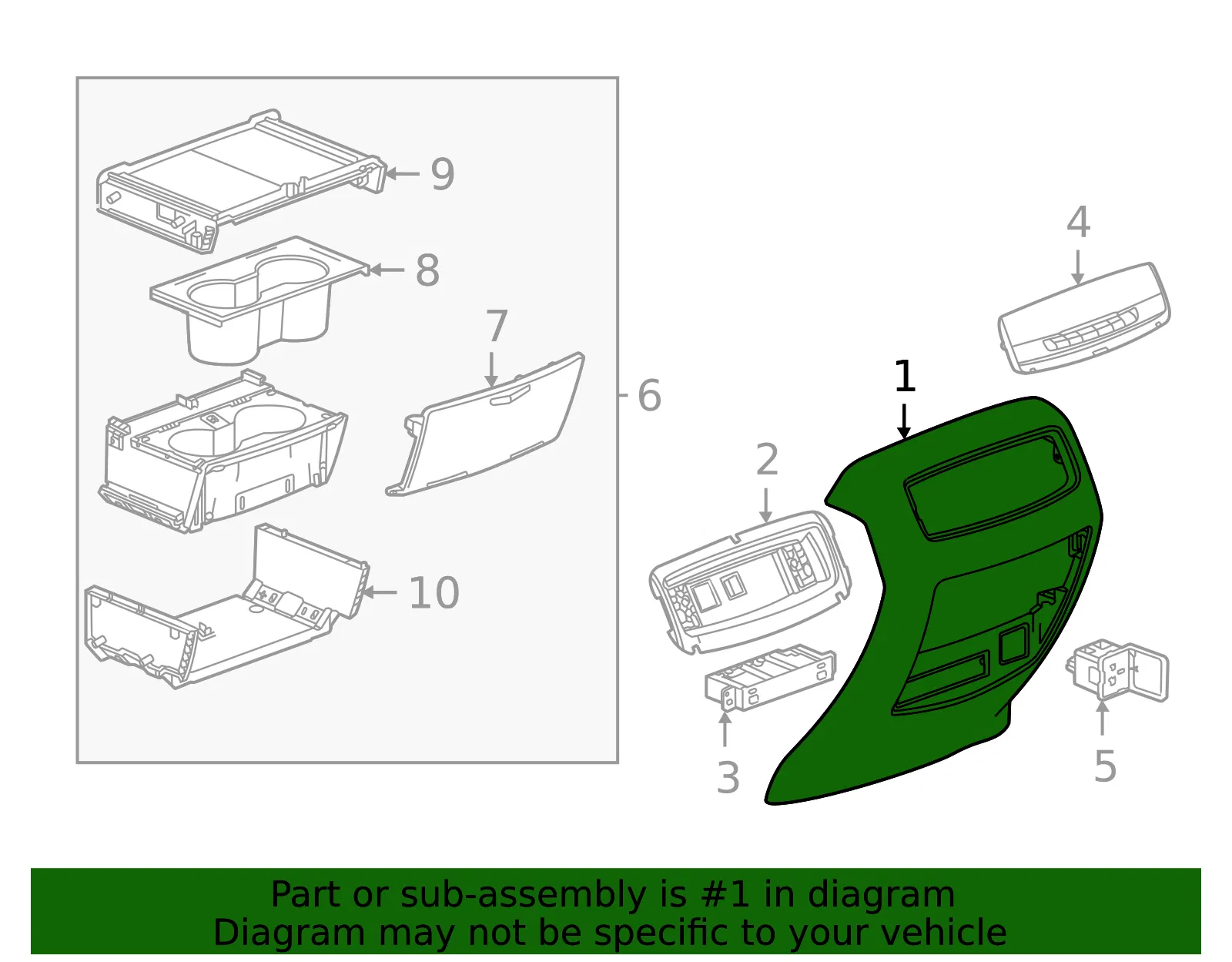 F Panel - GM (85077474) - view 6