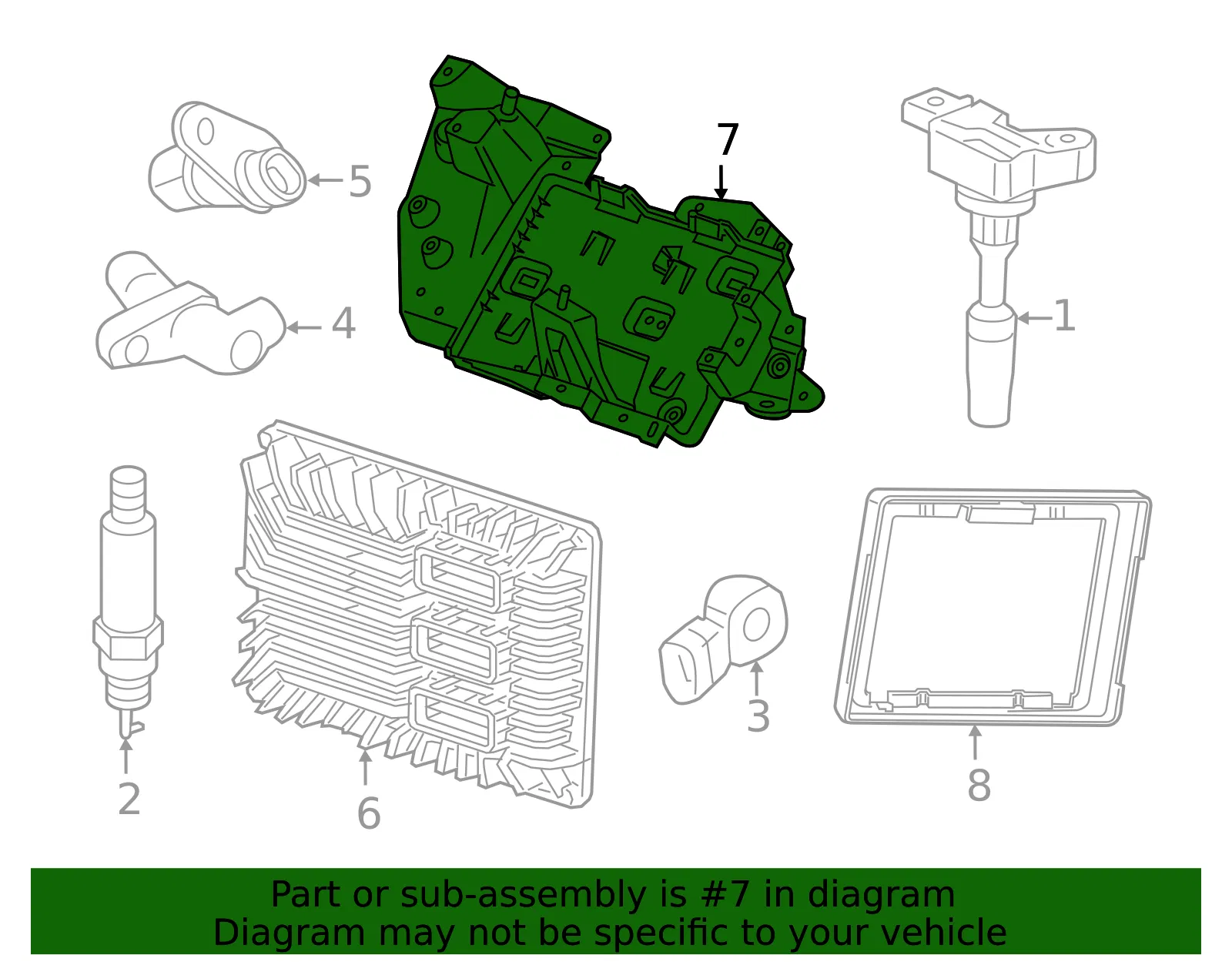 Mount Bracket - GM (85104894) - view 4