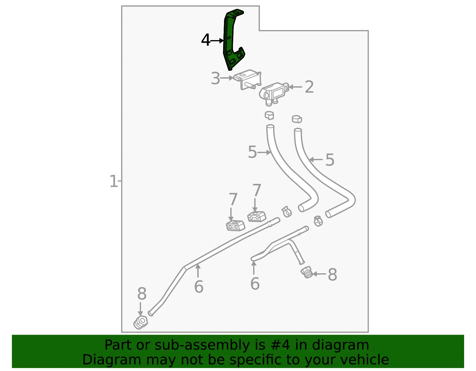 Support Bracket - GM (85108186) - view 2