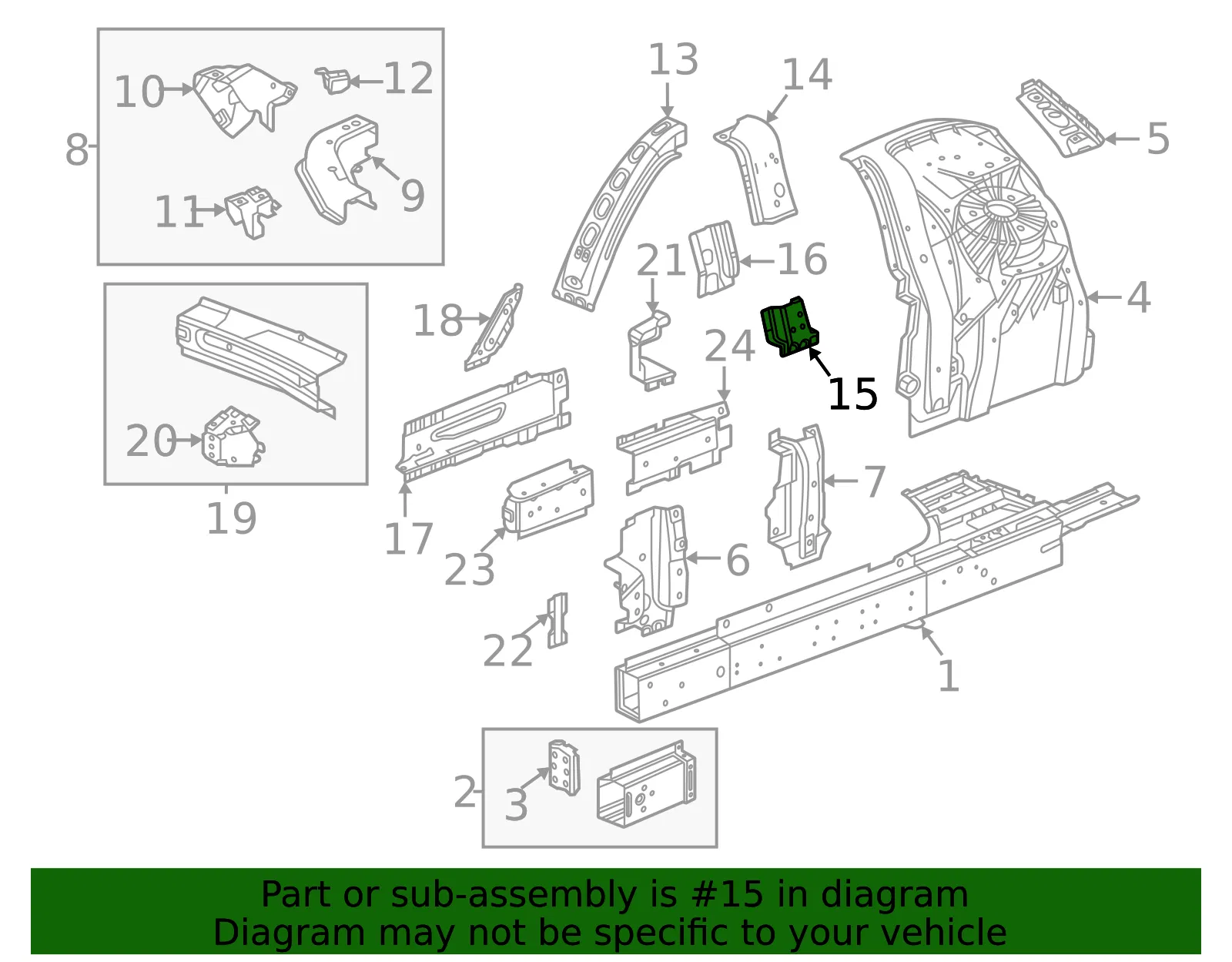 Outer Support - GM (85109998) - view 3