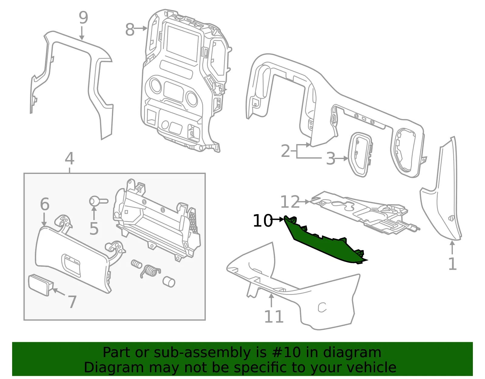 Lower Panel - GM (85110488) - view 3