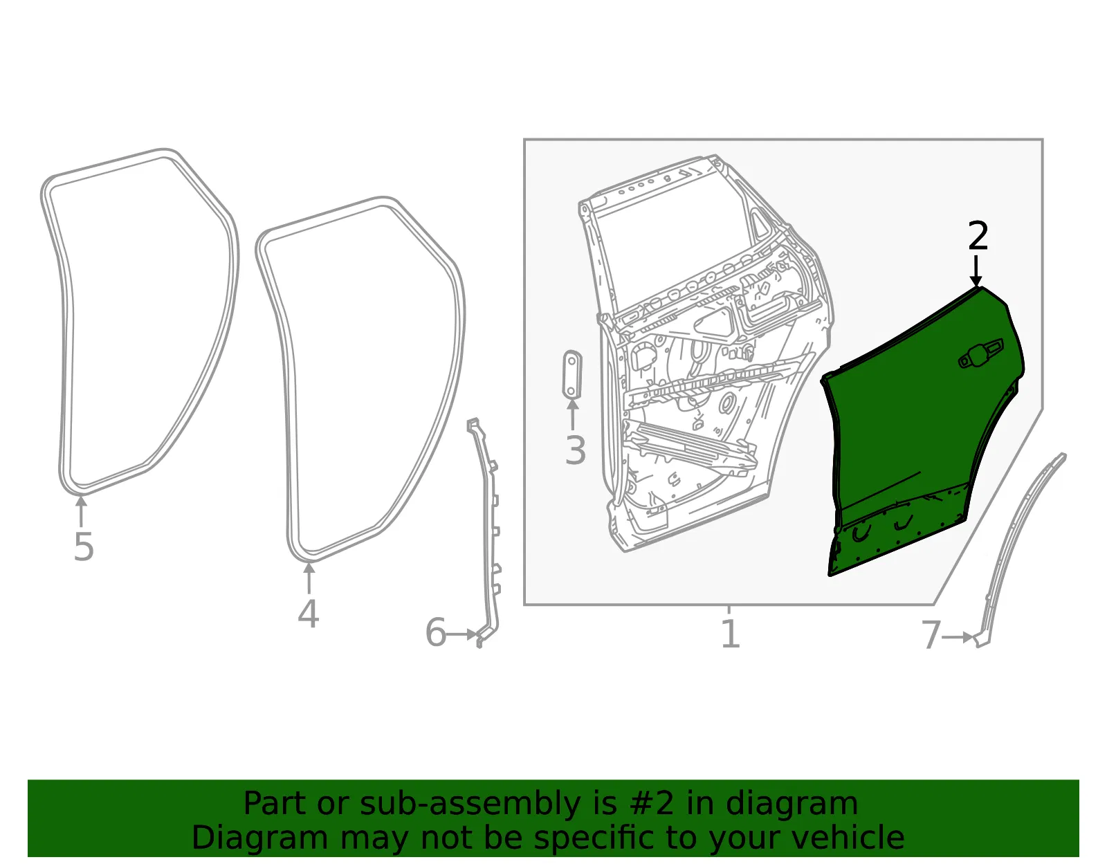 Outer Panel - GM (85115566) - view 3