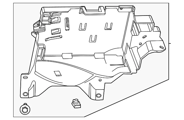 Bracket - GM (85116413) - view 3