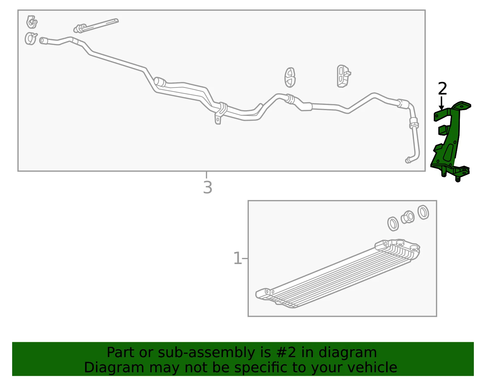 Mount Bracket - GM (85137374) - view 3