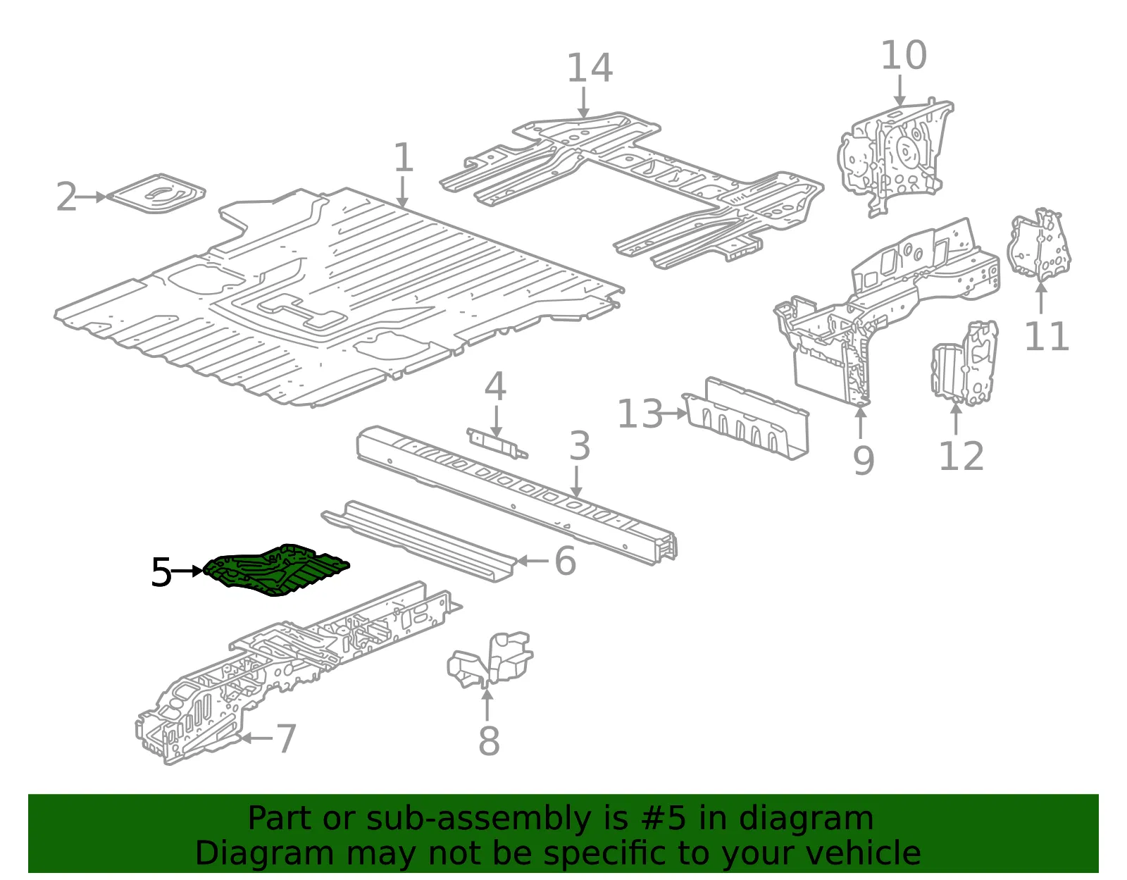 Mount Bracket - GM (85138418) - view 3