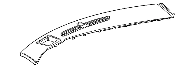 Defroster Panel - GM (85143584) - view 3