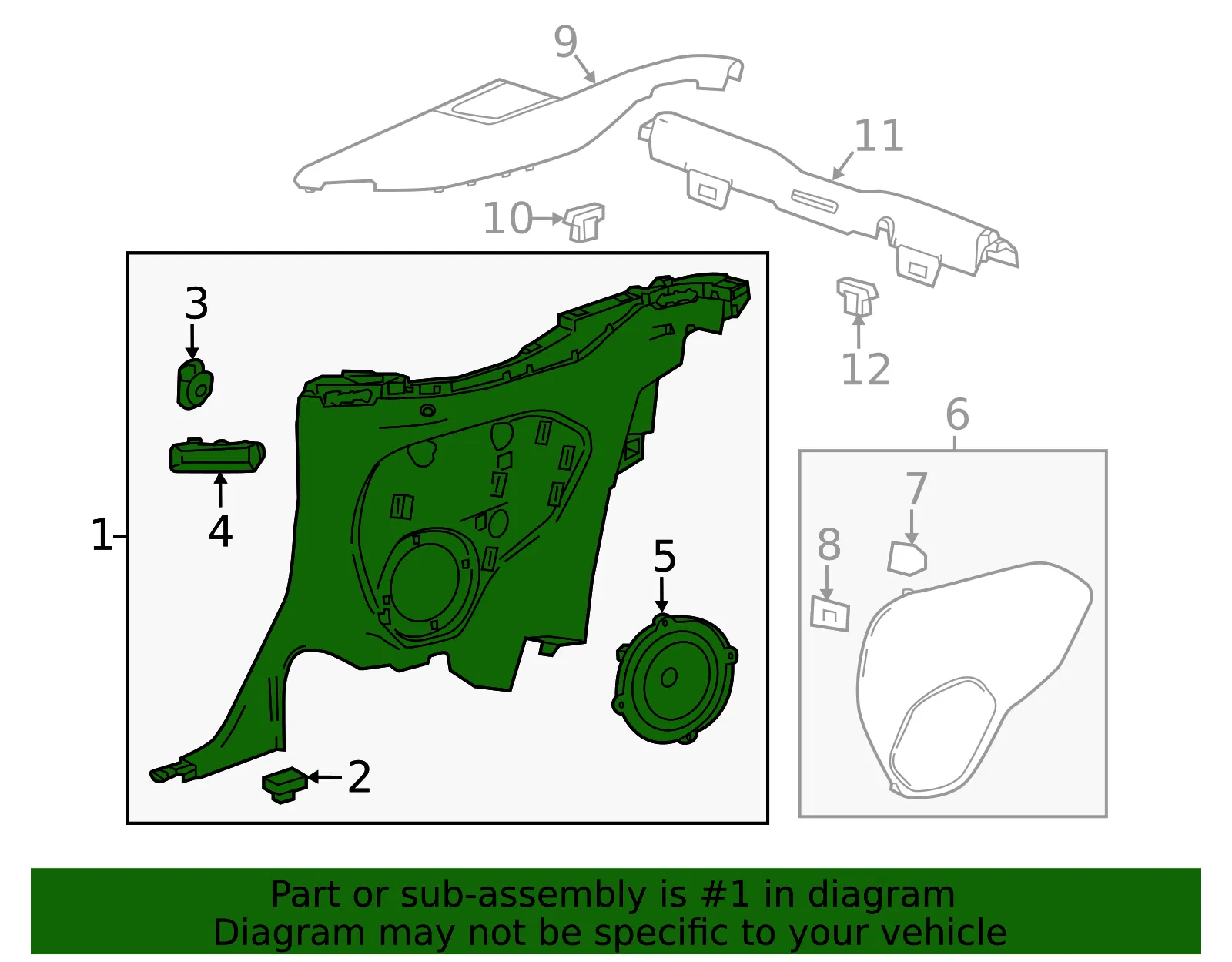 F Panel - GM (85148202) - view 3