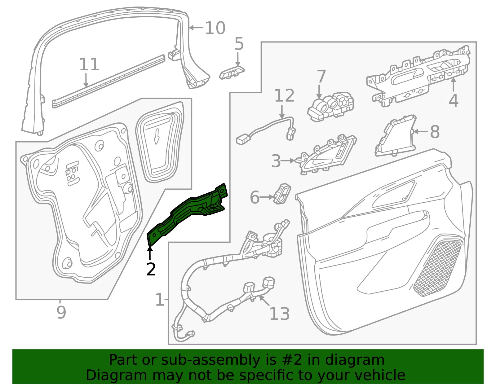 Bracket - GM (85154610) - view 3