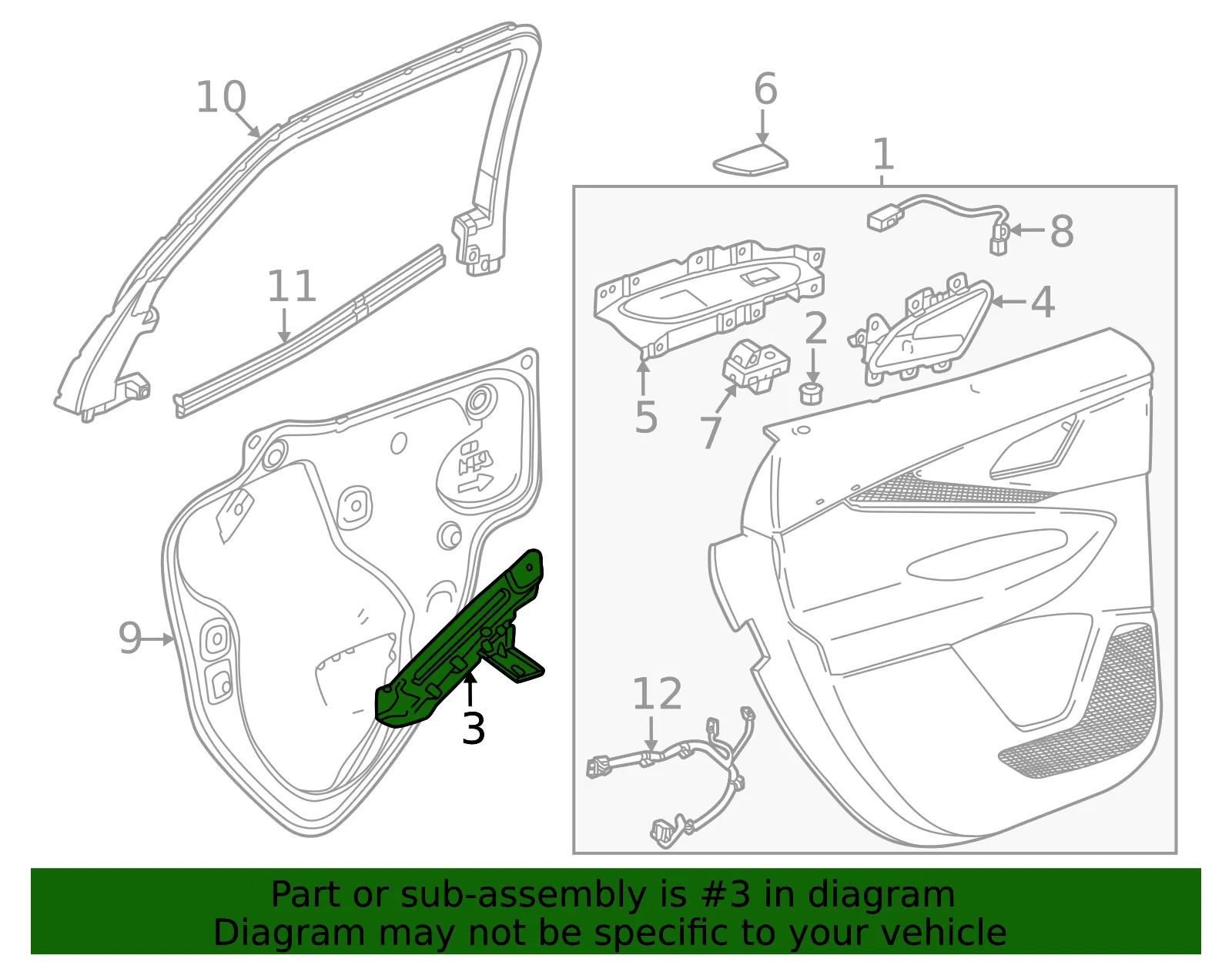 Bracket - GM (85154612) - view 3