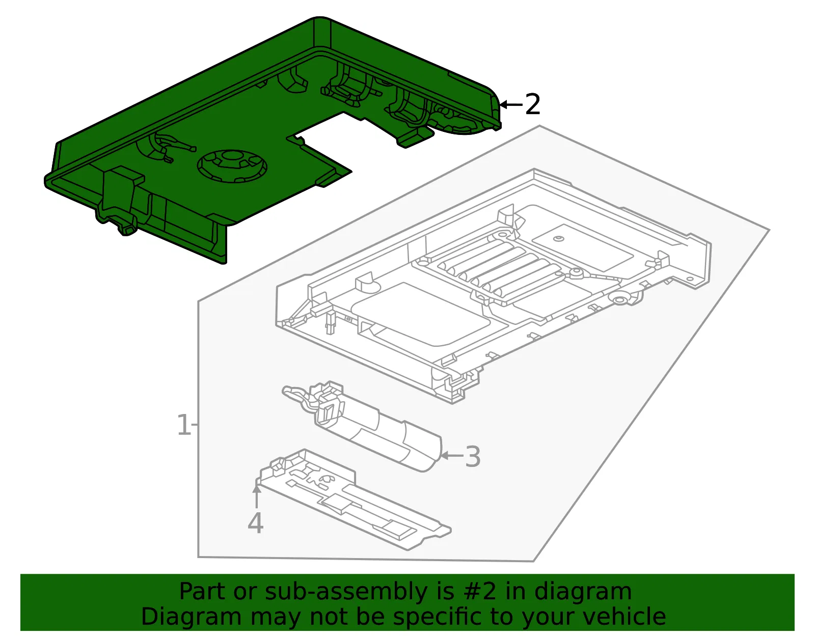 Mount Bracket - GM (85166826) - view 3