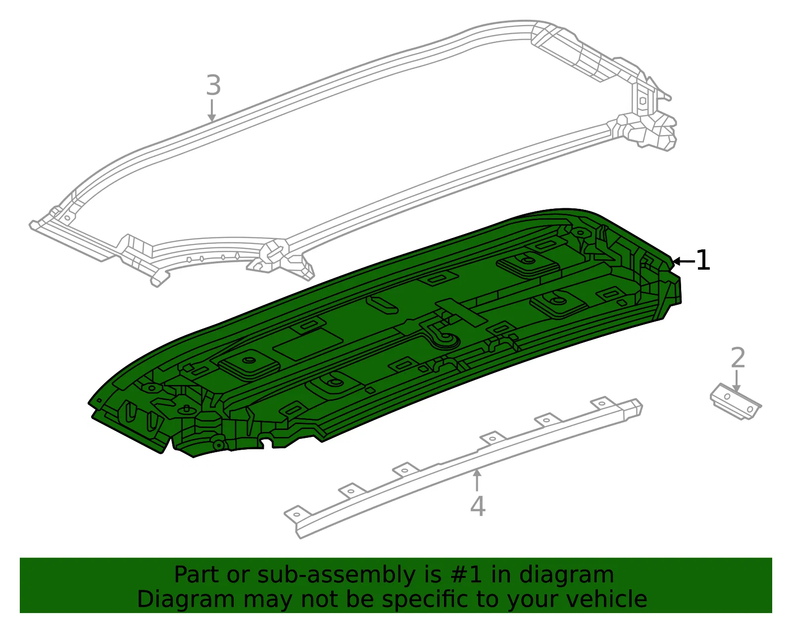 Top Panel - GM (85168755) - view 3