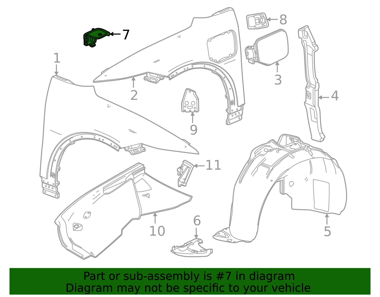Upper Bracket - GM (85169632) - view 3