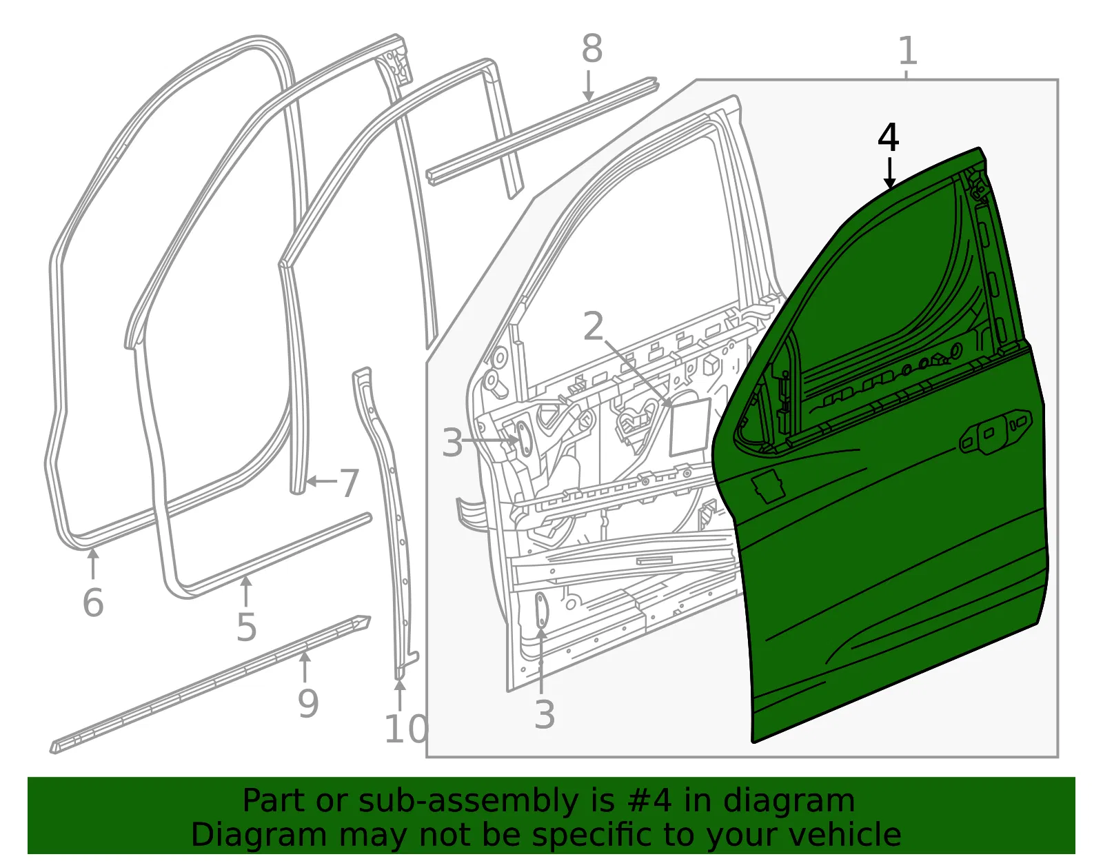 Outer Panel - GM (85510631) - view 3
