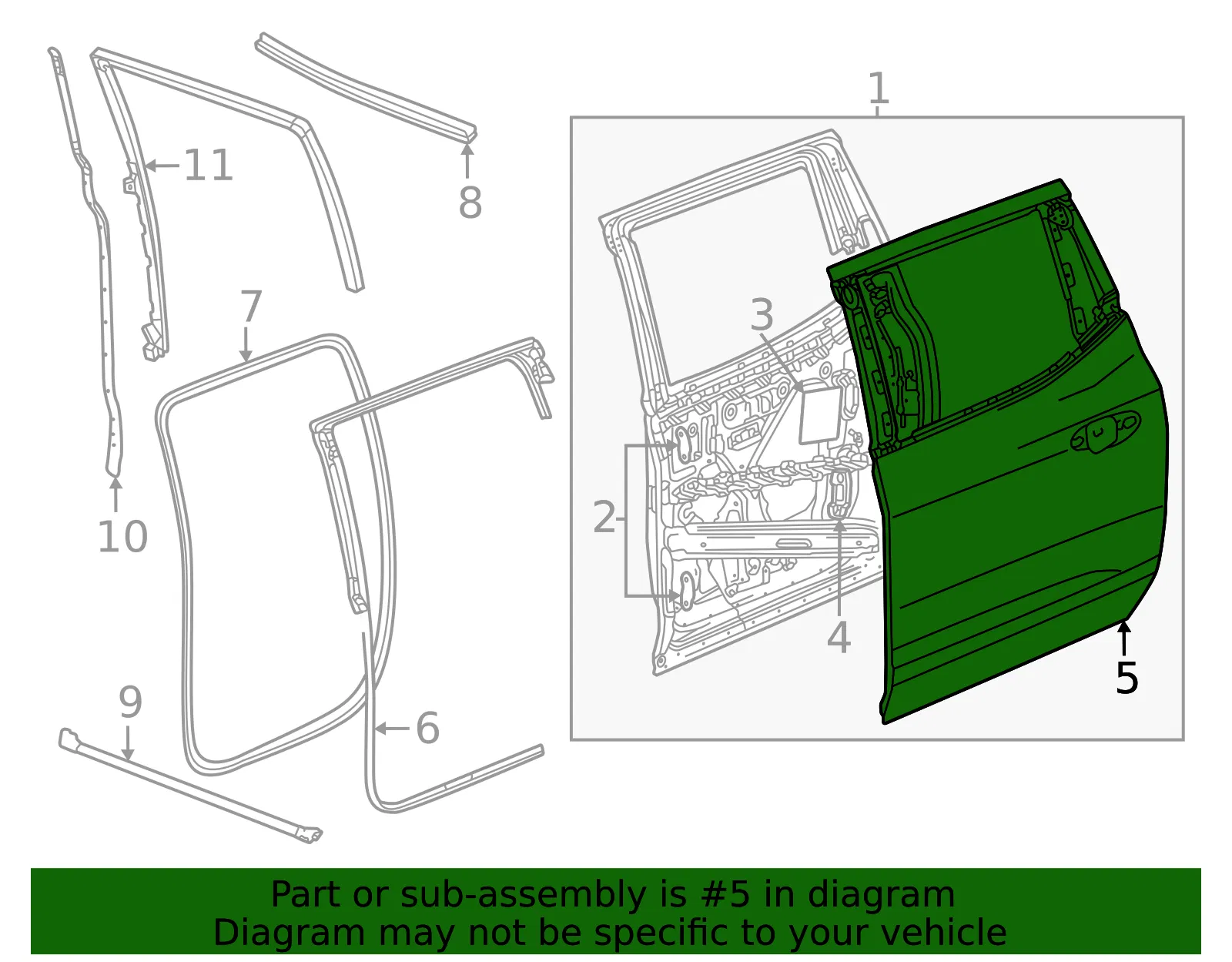 Outer Panel - GM (85510654) - view 3