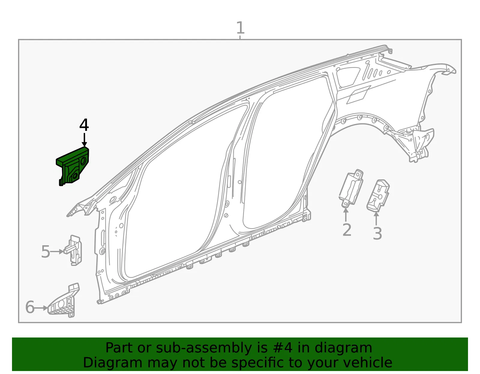 Side Bracket - GM (85514715) - view 3