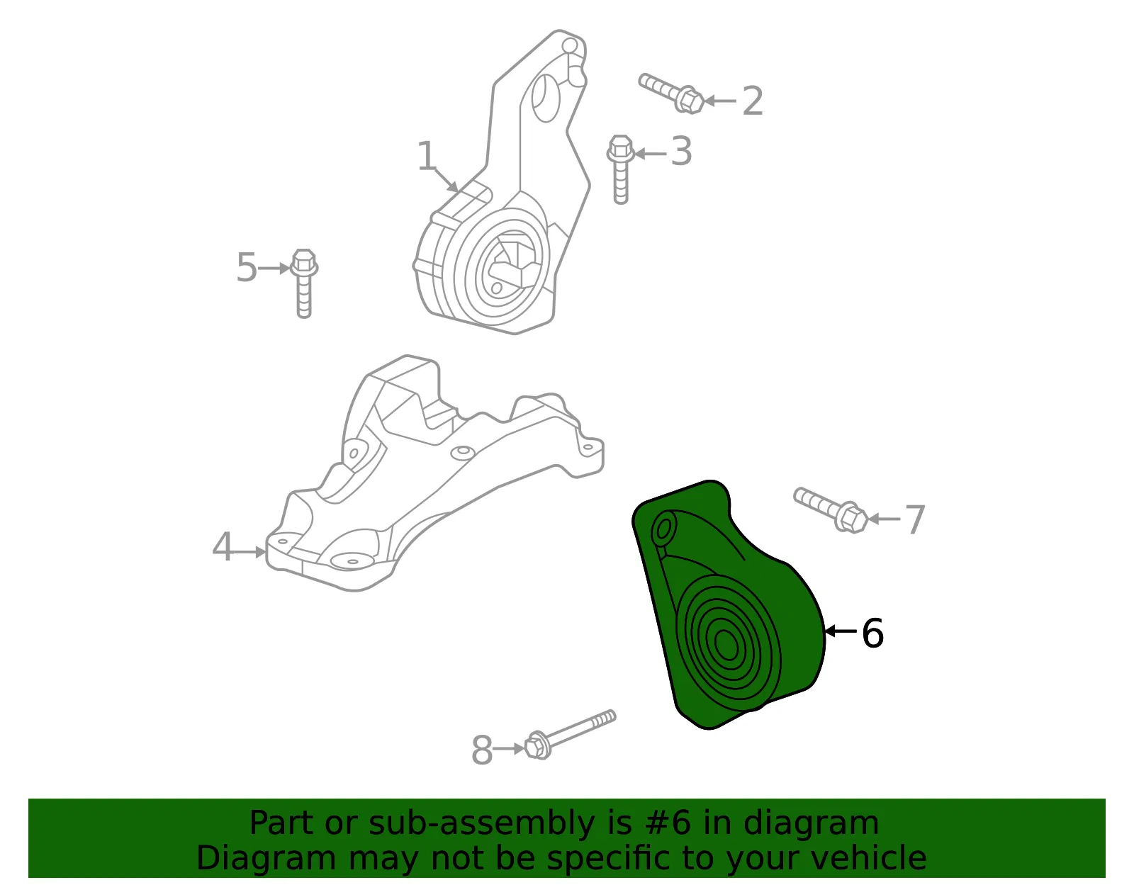 Rear Mount - GM (85516981) - view 2