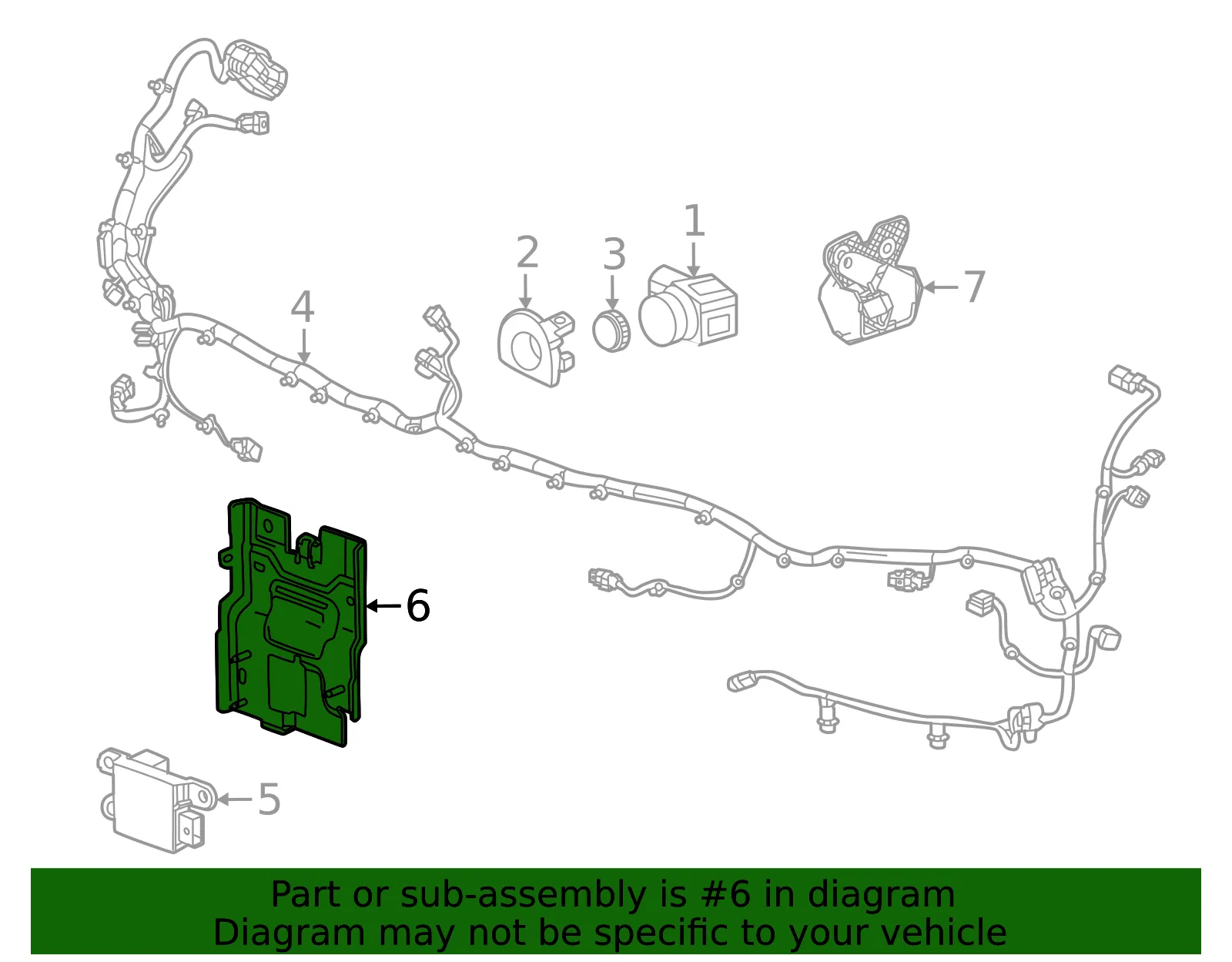 Mount Bracket - GM (85538111) - view 3